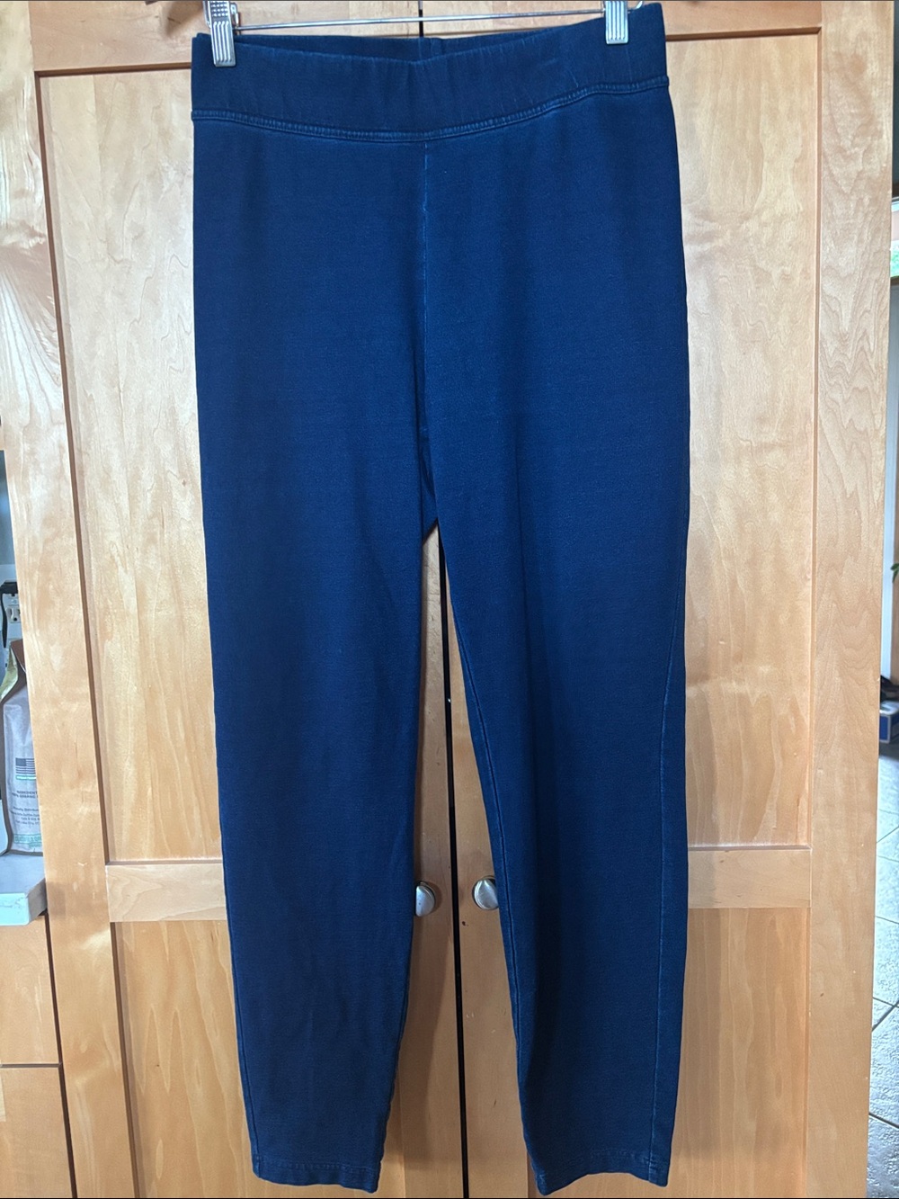 Lands' End Women’s Navy Pull-On Leggings/Pants -Size Large-